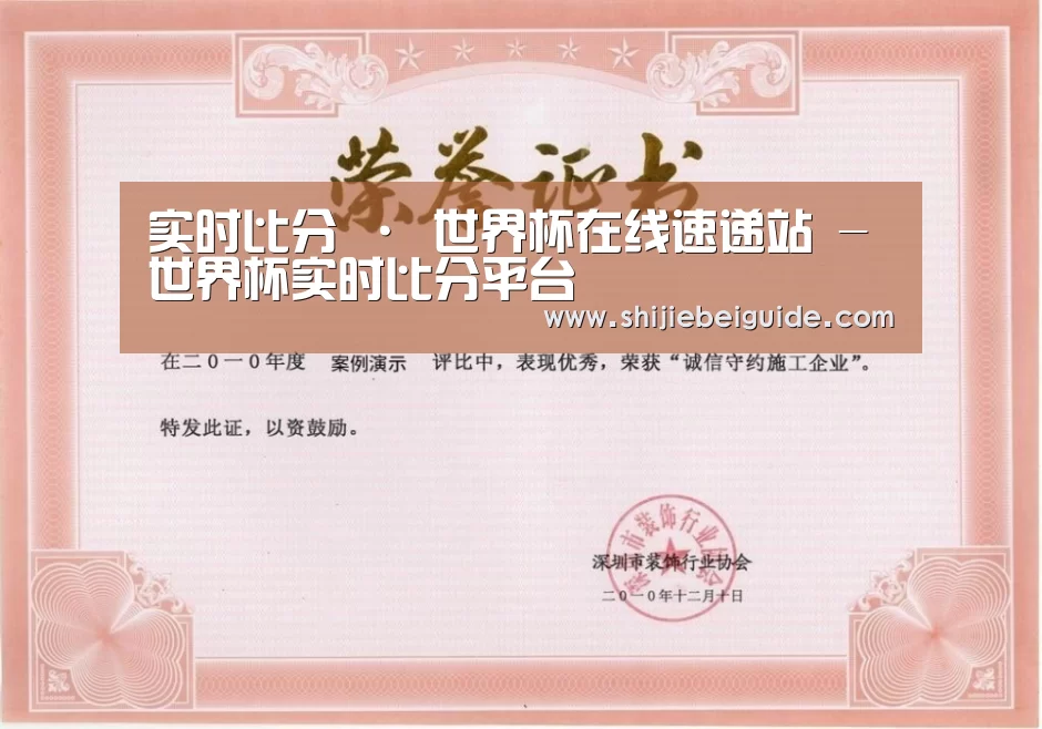 荣誉证书二(图1)